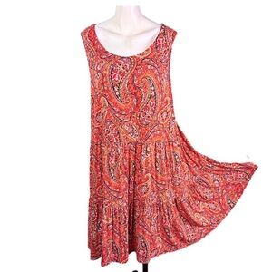 Paisley Sleeveless Dress